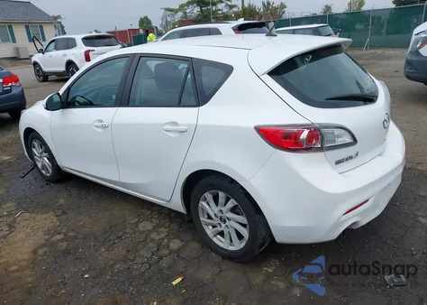 2013 Mazda Mazda3 I Touring z USA, uszkodzony, nr VIN JM1BL1LP8D1721259